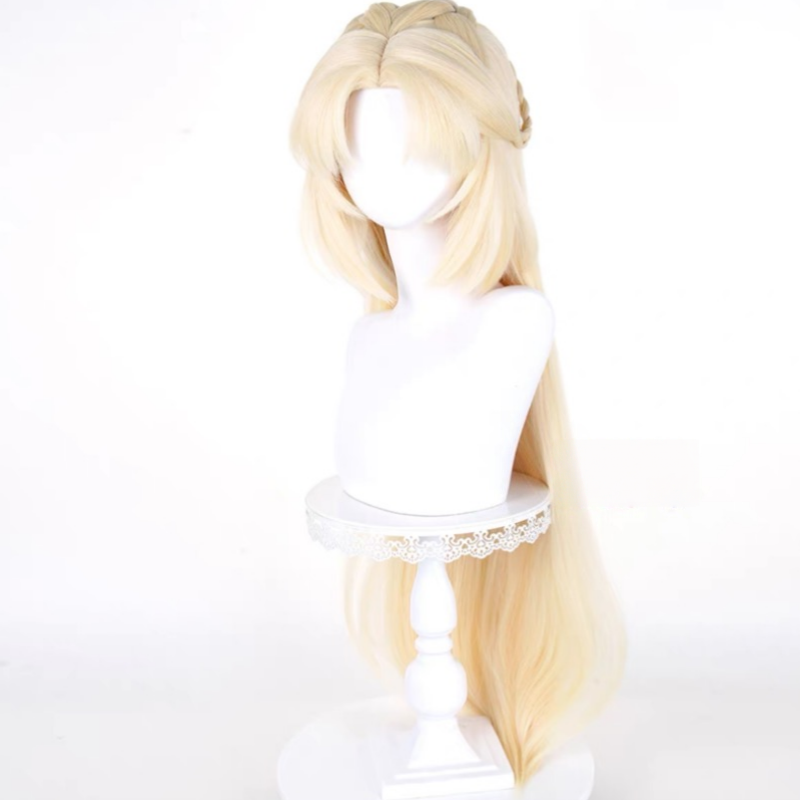 L-email Wig Genshin Impact Nicole Reeyn 100cm Gold Cosplay Wig 03