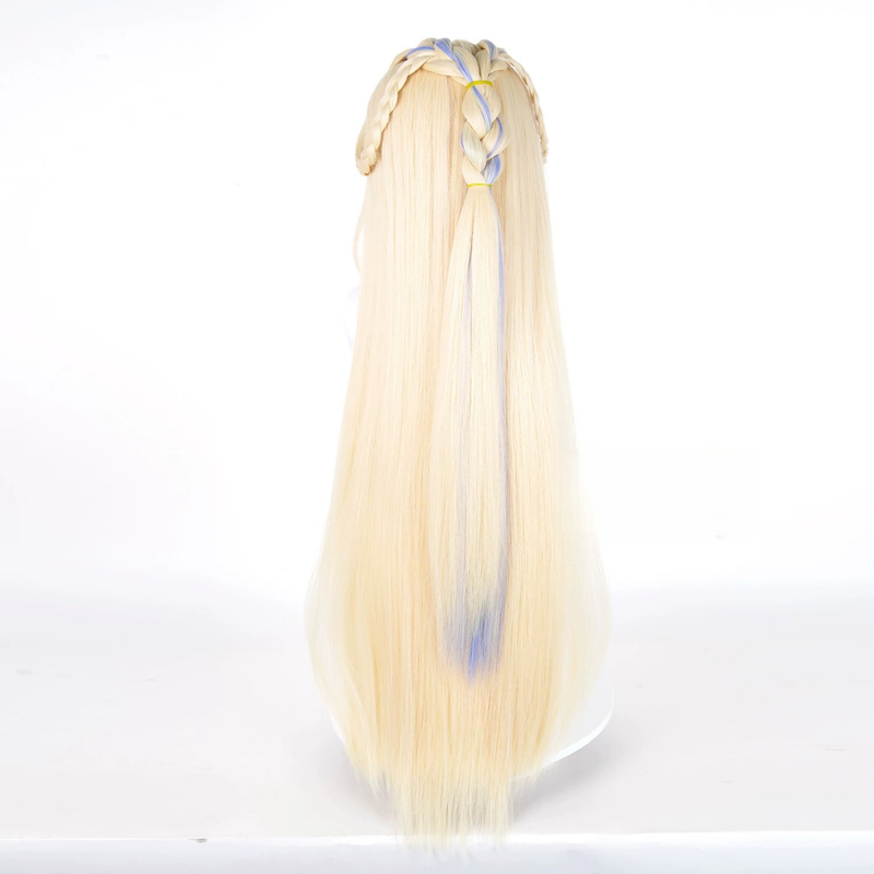 L-email Wig Genshin Impact Nicole Reeyn 100cm Gold Cosplay Wig 05