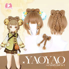 L-email Wig Genshin Impact Yaoyao Brown 30cm Cosplay Wig_