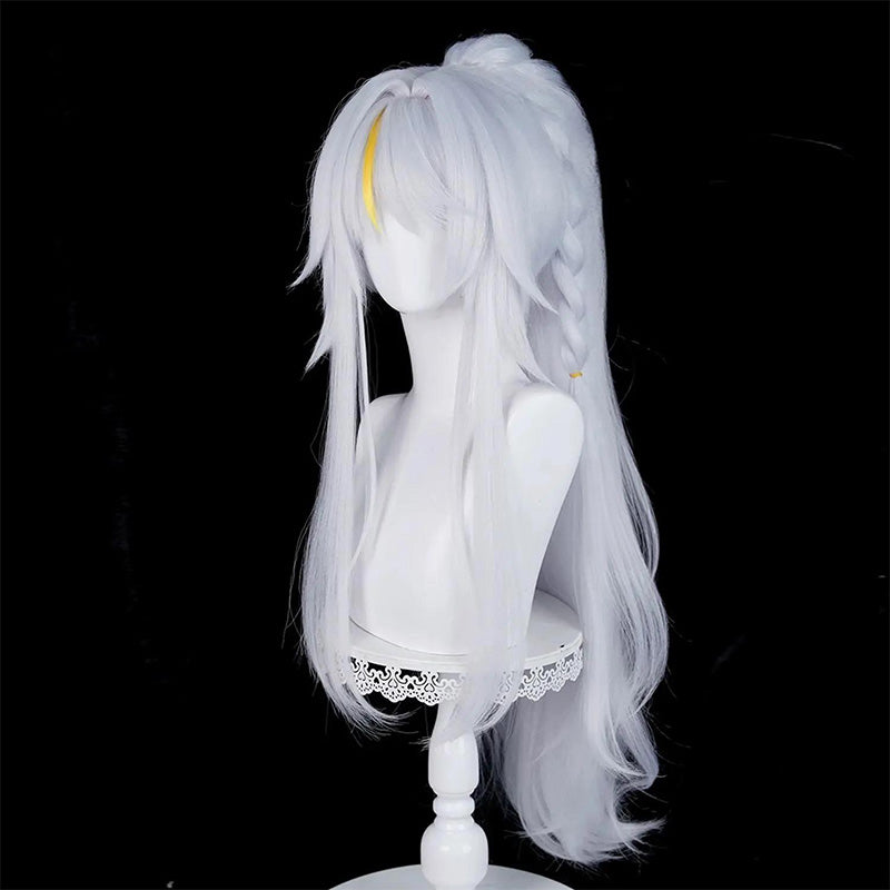 L-email Wig Genshin Impact Zibai White Cosplay Wig