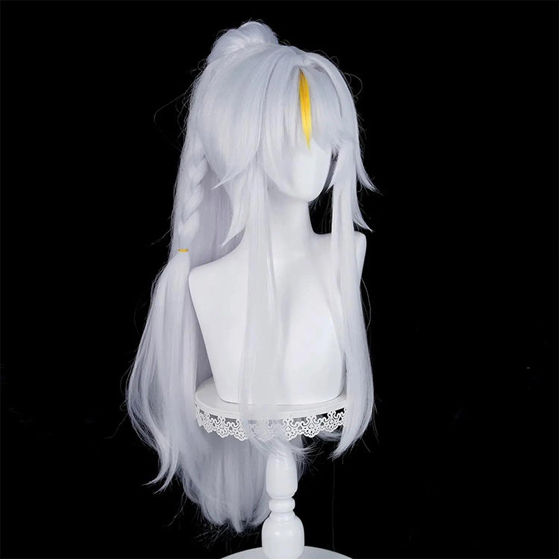 L-email Wig Genshin Impact Zibai White Cosplay Wig