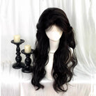 L-email Wig Hand Hook Lace Front Black Brown Curls Wigs