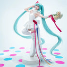 L-email Wig Hatsune Miku Racing Miku 15th Anniversary Rhapsody White Cosplay Costume4