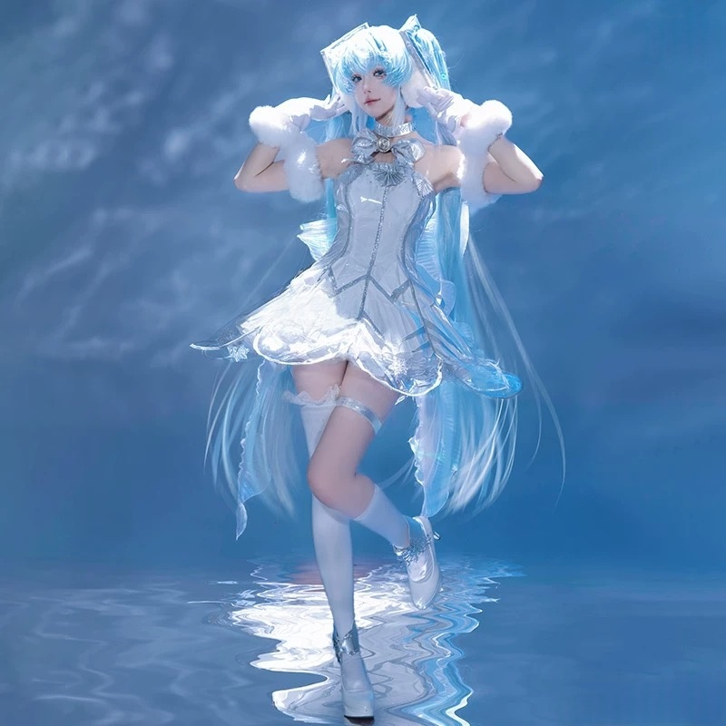 L-email Wig Hatsune Miku Symphony 2025 10th Anniversary Dress Cosplay Costume3