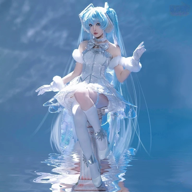 L-email Wig Hatsune Miku Symphony 2025 10th Anniversary Dress Cosplay Costume4
