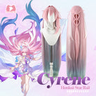 L-email Wig Honkai: Star Rail Cyrene Mixed Colors 100cm Cosplay Wig