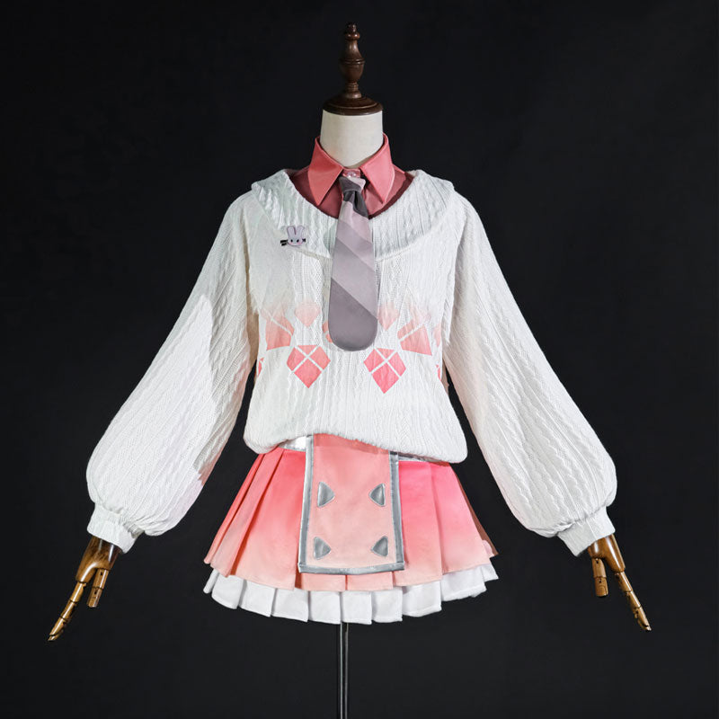 L-email Wig LOL Golden Spatula Ionic Spark Aurora Pink Cosplay Costume Wig Set