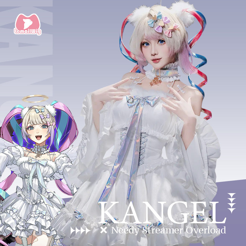 L-email Wig Needy Streamer Overload KAngel Cosplay Costume
