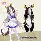 L-email Wig Pretty Derby Dream Journey 80cm Cosplay Wig Ears And Tail