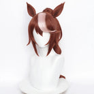 L-email Wig Pretty Derby Tokai Teio Brown Cosplay Wig And Ears Tail 05