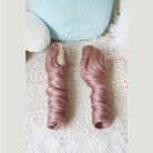 L-email Wig Sweet Lolita Long Twin Pigtail Spiral Curls Pink Wig with Bangs - Synthetic Ringlet Cosplay Wig