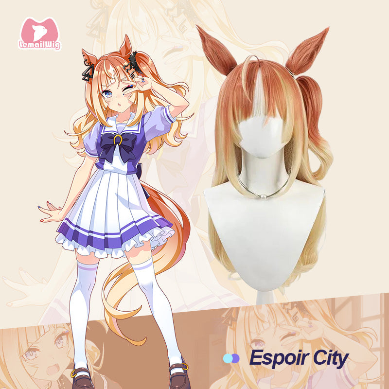 L-email Wig Uma musume: Pretty Derby Espoir City Halloween Cosplay Wig