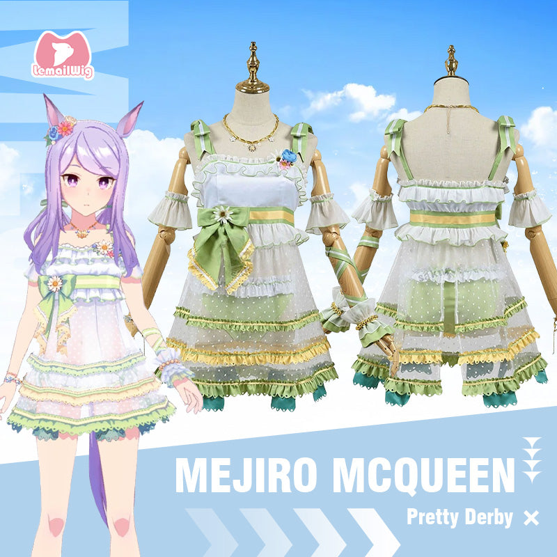 L-email Wig Uma musume: Pretty Derby Mejiro McQueen Swimsuit Cosplay Costume