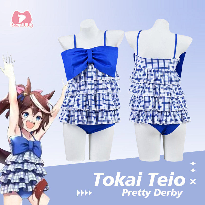 L-email Wig Uma musume: Pretty Derby Tokai Teio Cosplay Costume