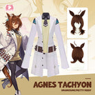 L-email Wig Umamusume:Pretty Derby Agnes Tachyon Cosplay Costume And Wig Full Set