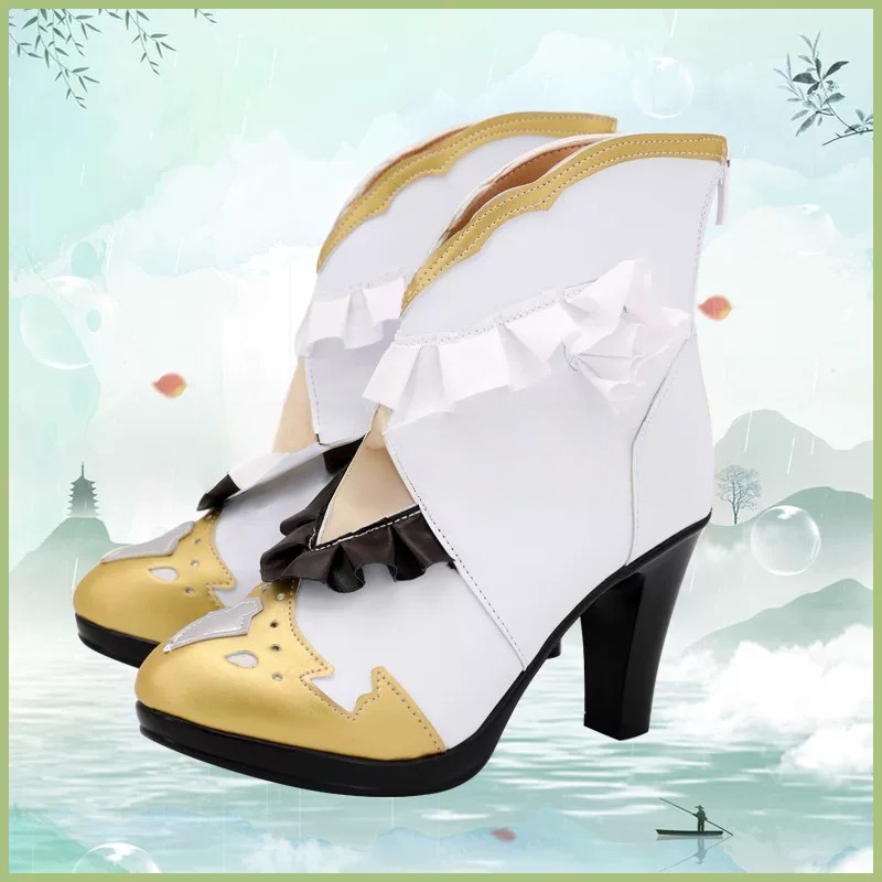 L-email Wig Umamusume:Pretty Derby Satono Diamond High Heel Custom Cosplay Shoes1