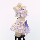 L-email Wig Umamusume:Pretty Derby Vivlos Swimsuit Cosplay Costume