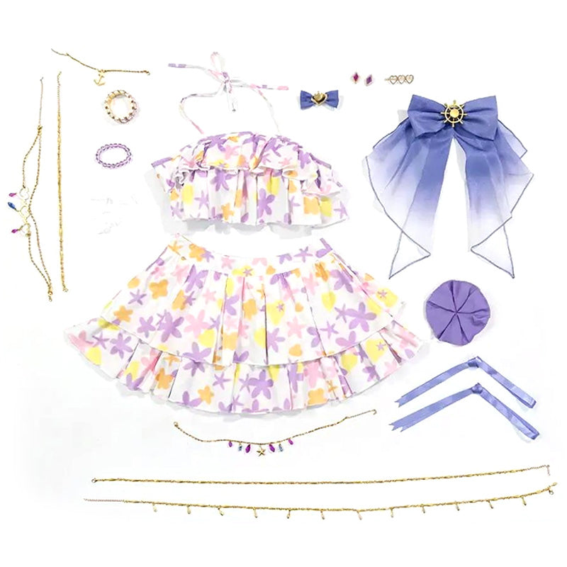 L-email Wig Umamusume:Pretty Derby Vivlos Swimsuit Cosplay Costume