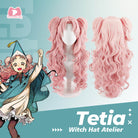 L-email Wig Witch Hat Atelier Tetia 86cm Pink Ponytail Cosplay Wigs