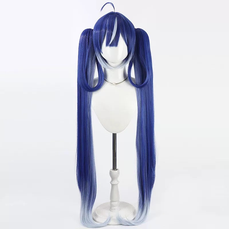 L-email Wig Wuthering Waves Luno Cosplay Wig 100cm Blue Cosplay Wig02
