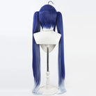 L-email Wig Wuthering Waves Luno Cosplay Wig 100cm Blue Cosplay Wig07