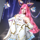 League of Legends Prestige Perfume Golden Spatula Gem Ahri Cosplay Costume And Wig Full Set