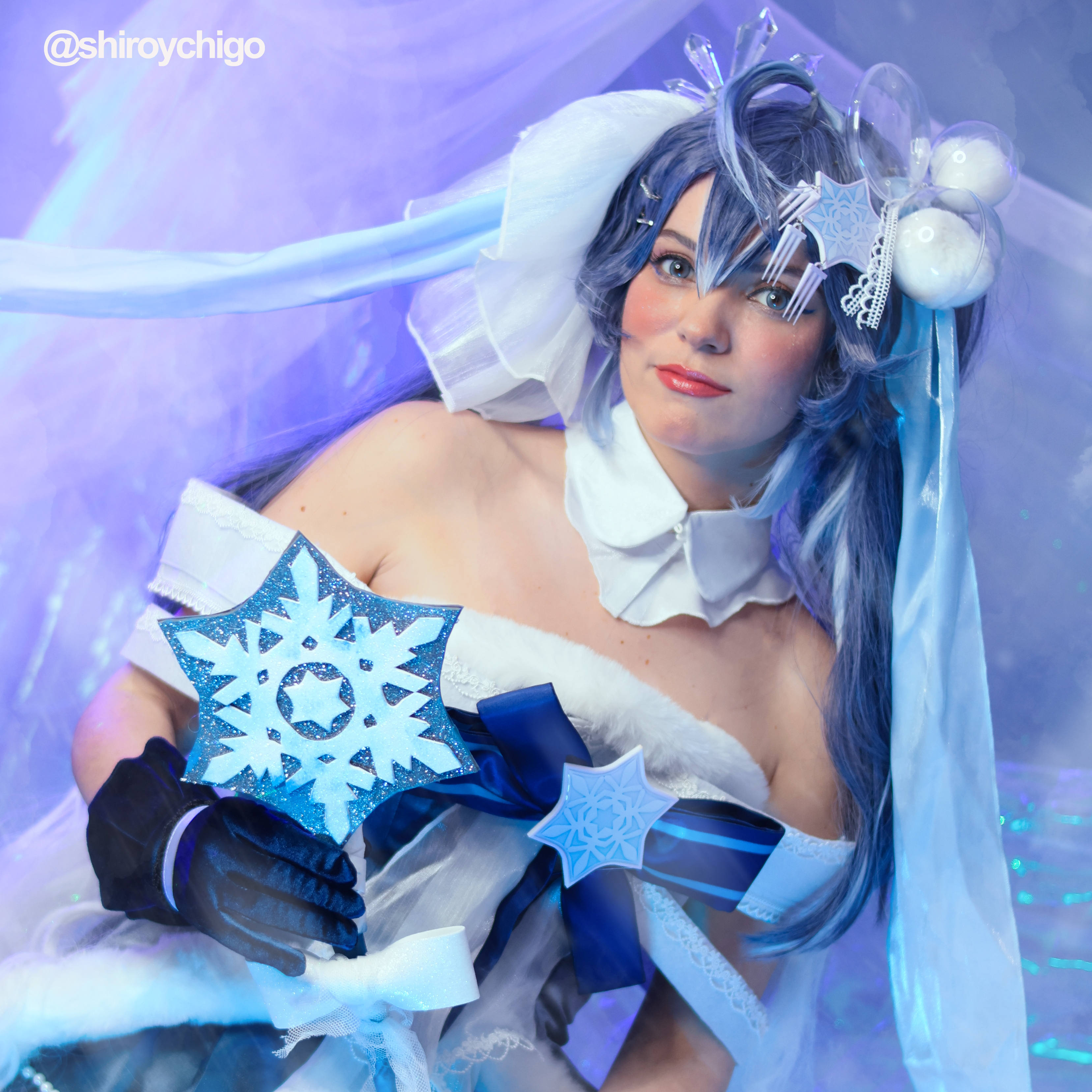 Lemailwig 2025 Snow Miku Cosplay Wig