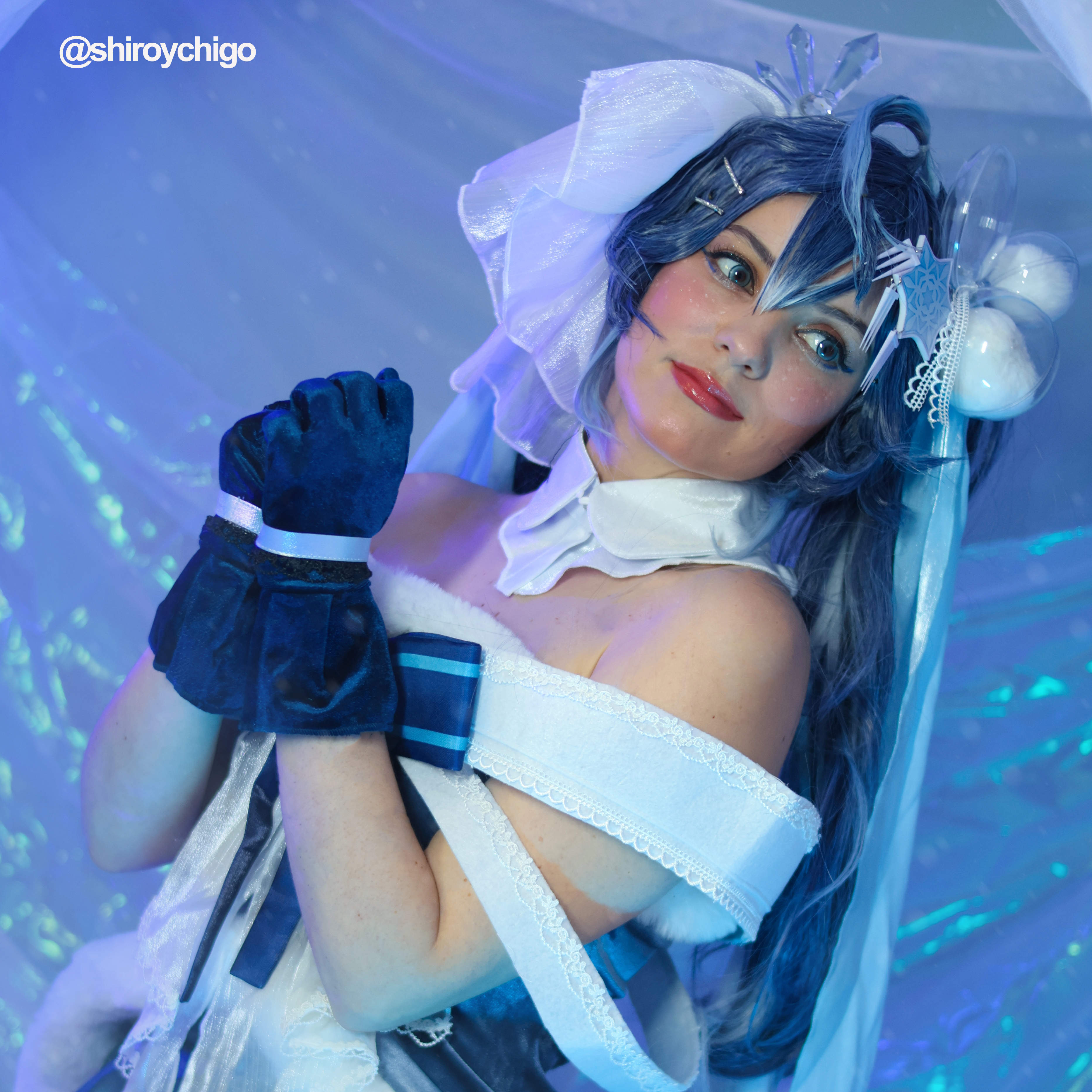 Lemailwig 2025 Snow Miku Cosplay Wig