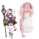 Lemailwig Arknight Goldenglow Pink Cosplay Wig