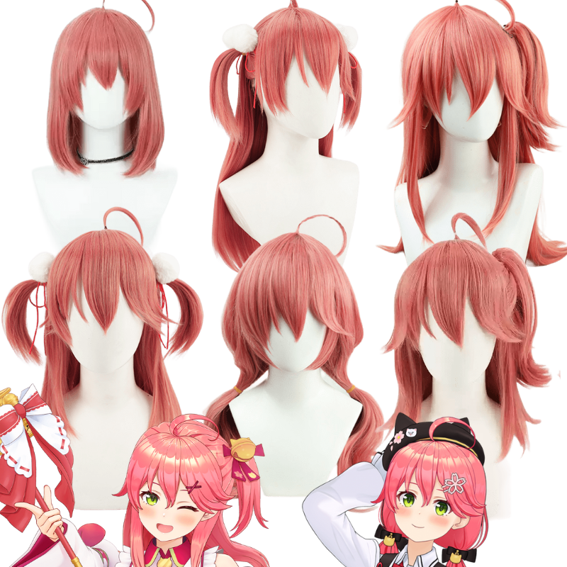 Lemailwig Hololive Vtuber Sakura Miko Cosplay Wigs