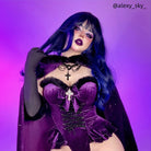 Lolita_Black_Mixed_Blue_Long_Curly_Cosplay_Wigs_1