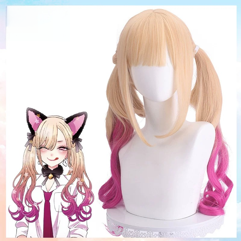 My Dress-Up Darling Marin Kitagawa Gradient Cosplay Wig