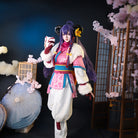 【Ready To Ship】L-email Wig League of Legends Spirit Blossom Kindred Halloween Cosplay Costume And Wig Full Set
