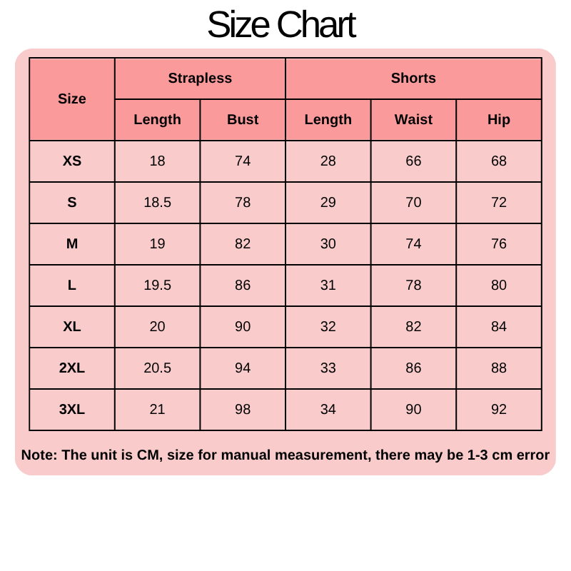 Size chart 117