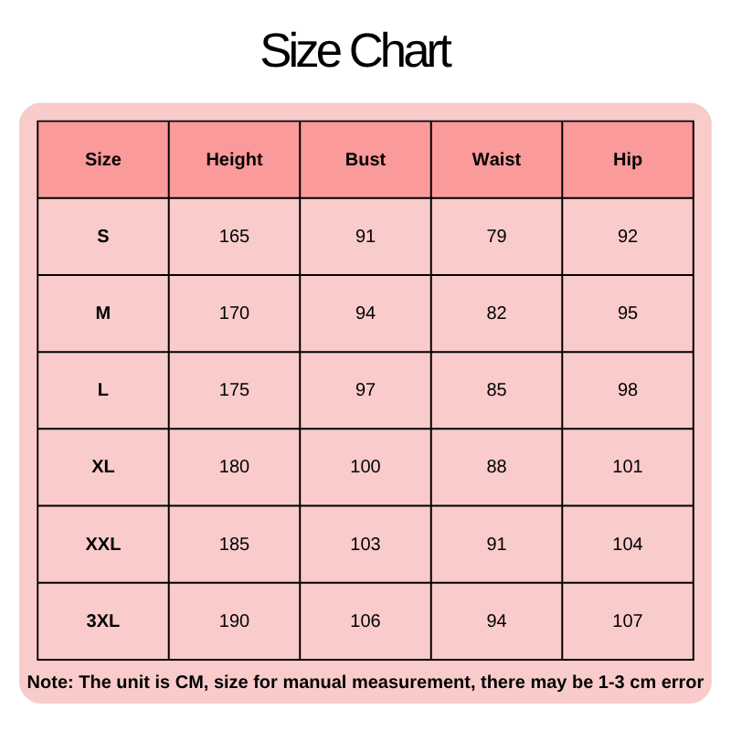 Size chart 79