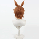 L-email Wig Uma musume: Pretty Derby Dicta Striker Brown Cosplay Wig