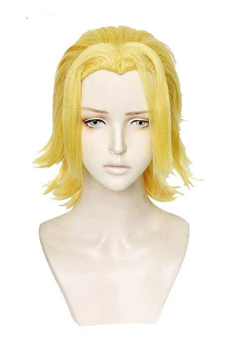 All Might Short Blonde Men Cosplay Wigs - lemailwigs