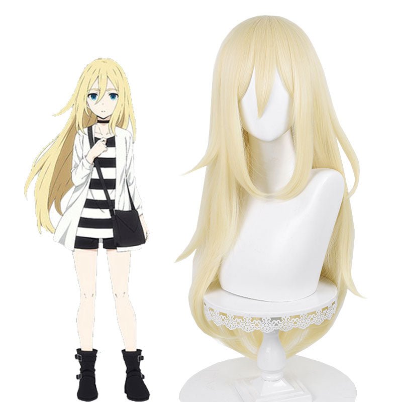 Angels of Death Rachel Gardner Light Blonde Cosplay Wig - lemailwigs