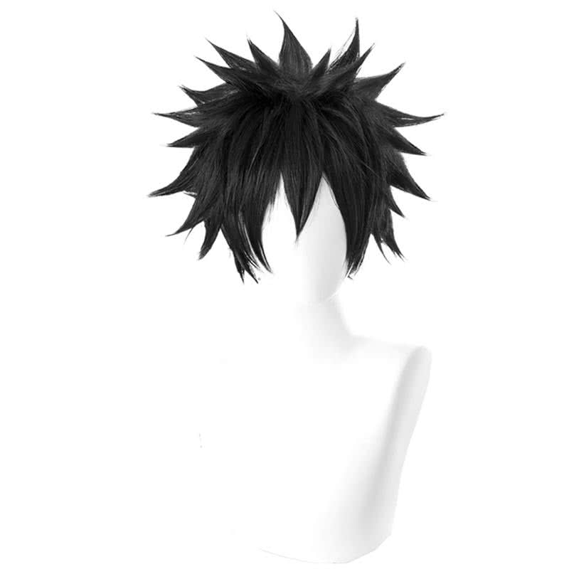 Anime A Certain Magical Index Kamijou Touma Short Black Men Cosplay Wigs - lemailwigs