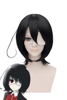 Anime Another Misaki Mei Medium Straight Black Cosplay Wigs - lemailwigs
