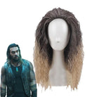 Anime Aquaman Arthur Curry Long Gradient Curly Cosplay Wigs - lemailwigs