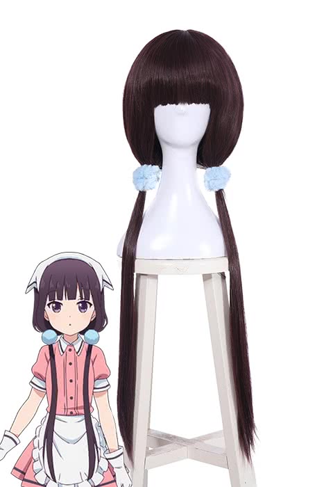 Anime Blend S Sakuranomiya Maika Cosplay Wigs Dark purple Long Straight - lemailwigs