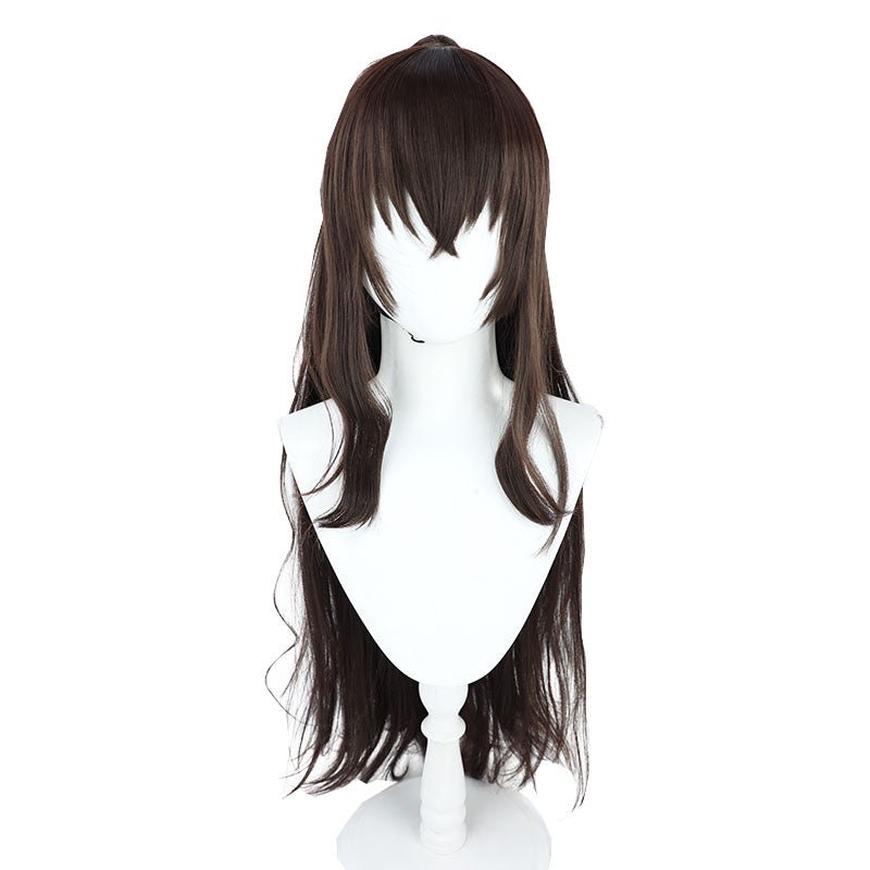 Anime Bungo Stray Dogs Dazai Osamu Long Brown Cosplay Wigs - lemailwigs
