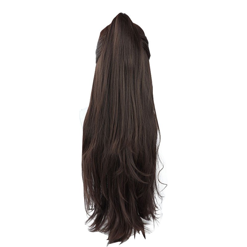 Anime Bungo Stray Dogs Dazai Osamu Long Brown Cosplay Wigs - lemailwigs