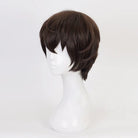 Anime Bungo Stray Dogs Dazai Osamu Short Brown Men Cosplay Wig - lemailwigs