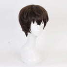Anime Bungo Stray Dogs Dazai Osamu Short Brown Men Cosplay Wig - lemailwigs