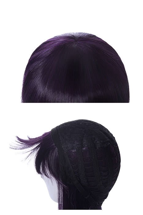 Anime Cardcaptor Sakura Daidouji Tomoyo Purple Curly Cosplay Wigs - lemailwigs