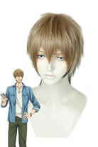 Anime Dakaretai Otoko 1 - i ni Odosarete Imasu Jyunta Azumaya Short Brown Cosplay Wigs - lemailwigs