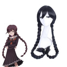 Anime Danganronpa Touko Fukawa Black Braid Cosplay Wigs - lemailwigs