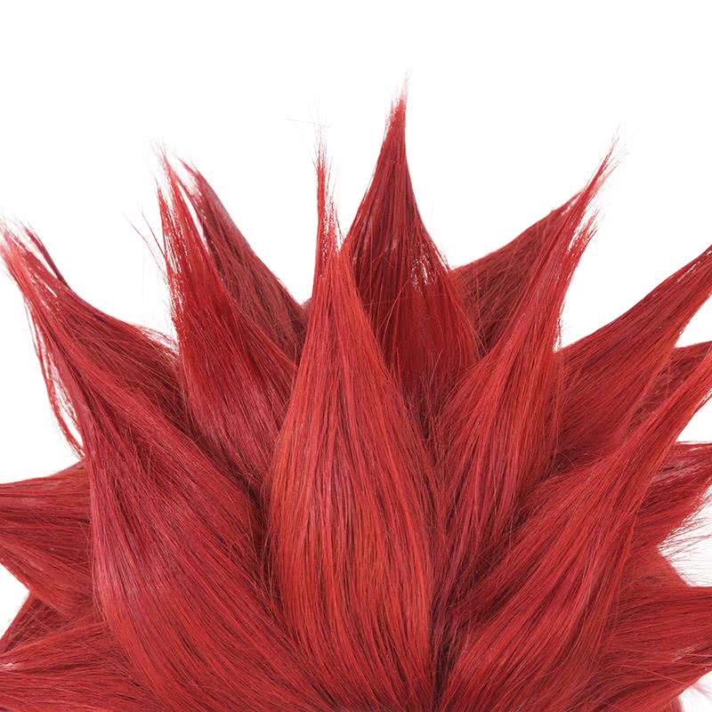 Anime Eijiro Kirishima Short Red Synthetic Men Cosplay Wigs - lemailwigs